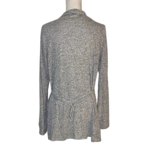 GAP GAPBODY Gray Women's Open Front Cardigan Sweater MEDIUM - Picture 5 of 10